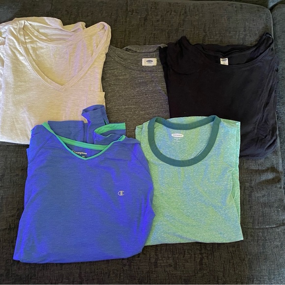 XXL Solid Color Shirts Lot - Picture 1 of 9